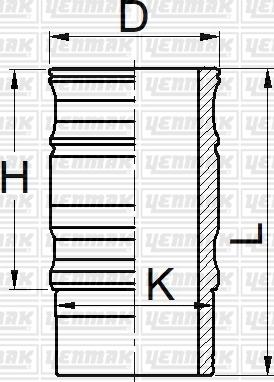 Yenmak 51-05963-000 - Cilindra čaula ps1.lv