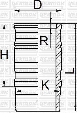 Yenmak 51-05933-000 - Cilindra čaula ps1.lv