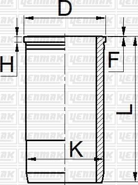 Yenmak 51-05444-000 - Cilindra čaula ps1.lv