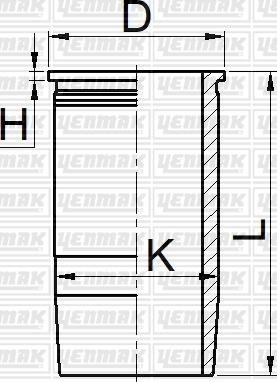 Yenmak 51-05605-000 - Cilindra čaula ps1.lv