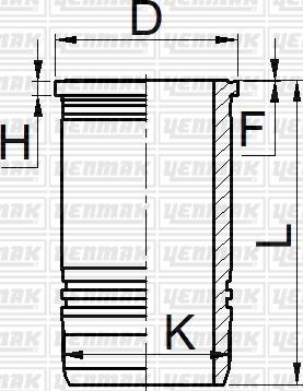 Yenmak 51-05228-000 - Cilindra čaula ps1.lv