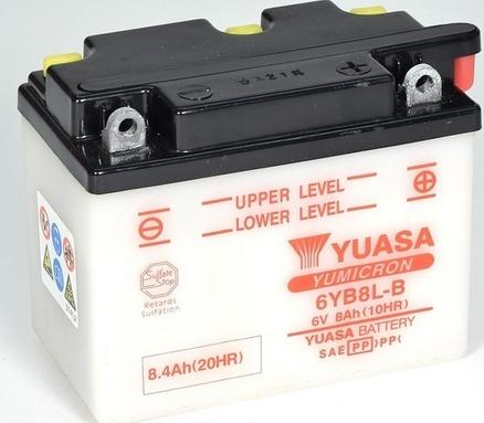 Yuasa 6YB8L-B - Startera akumulatoru baterija ps1.lv