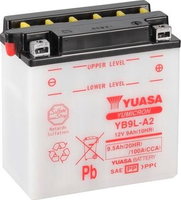 Yuasa YB9L-A2 - Startera akumulatoru baterija ps1.lv
