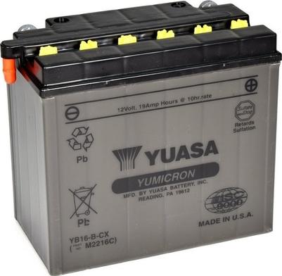 Yuasa YB16-B-CX - Startera akumulatoru baterija ps1.lv