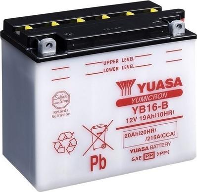 Yuasa YB16-B - Startera akumulatoru baterija ps1.lv