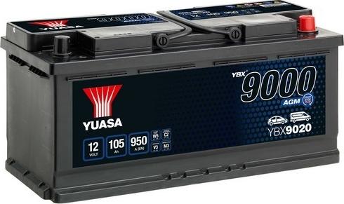 Yuasa YBX9020 - Startera akumulatoru baterija ps1.lv