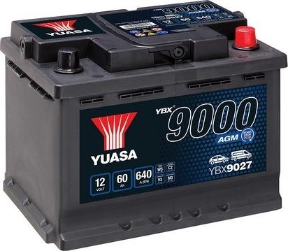 Yuasa YBX9027 - Startera akumulatoru baterija ps1.lv
