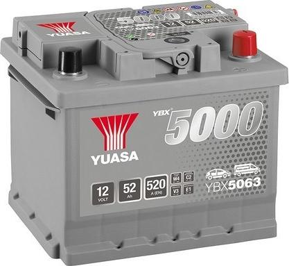 Yuasa YBX5063 - Startera akumulatoru baterija ps1.lv