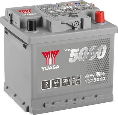 Yuasa YBX5012 - Startera akumulatoru baterija ps1.lv