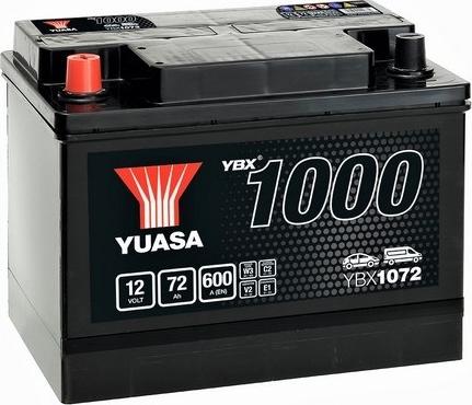 Yuasa YBX1072 - Startera akumulatoru baterija ps1.lv