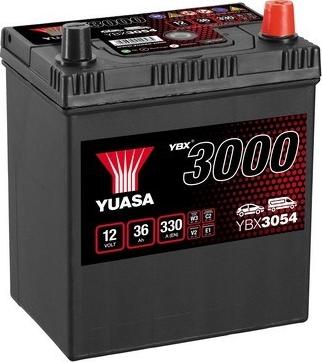 Yuasa YBX3054 - Startera akumulatoru baterija ps1.lv