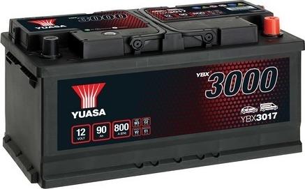 Yuasa YBX3017 - Startera akumulatoru baterija ps1.lv