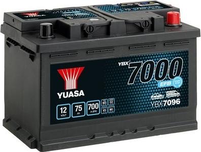 Yuasa YBX7096 - Startera akumulatoru baterija ps1.lv