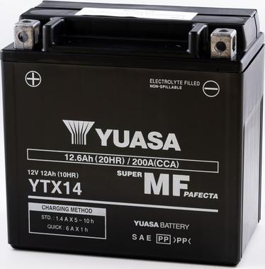 Yuasa YTX14 - Startera akumulatoru baterija ps1.lv