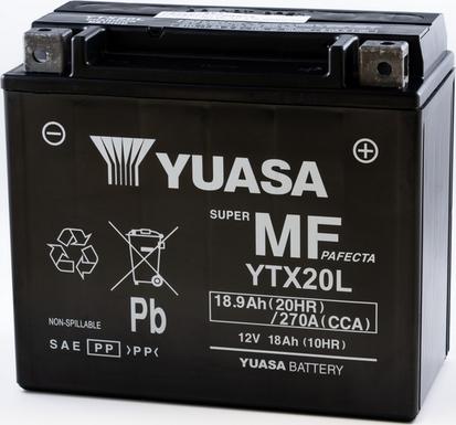 Yuasa YTX20L - Startera akumulatoru baterija ps1.lv