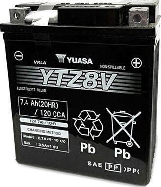 Yuasa YTZ8V - Startera akumulatoru baterija ps1.lv