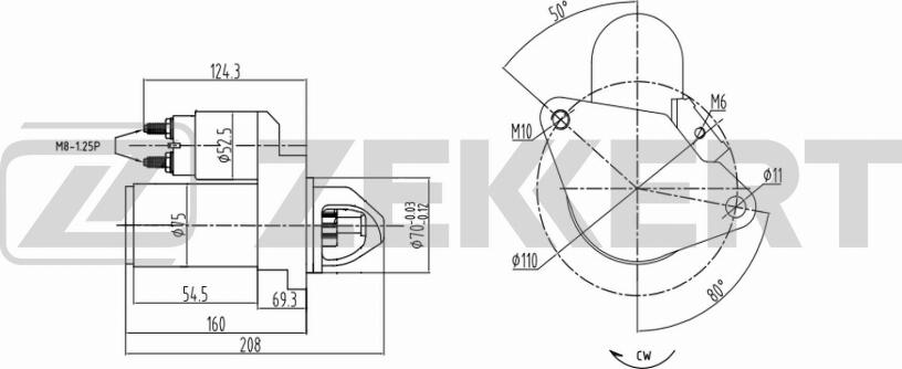 Zekkert AN-1004 - Starteris ps1.lv