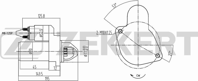 Zekkert AN-1008 - Starteris ps1.lv