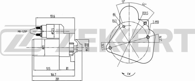 Zekkert AN-1015 - Starteris ps1.lv