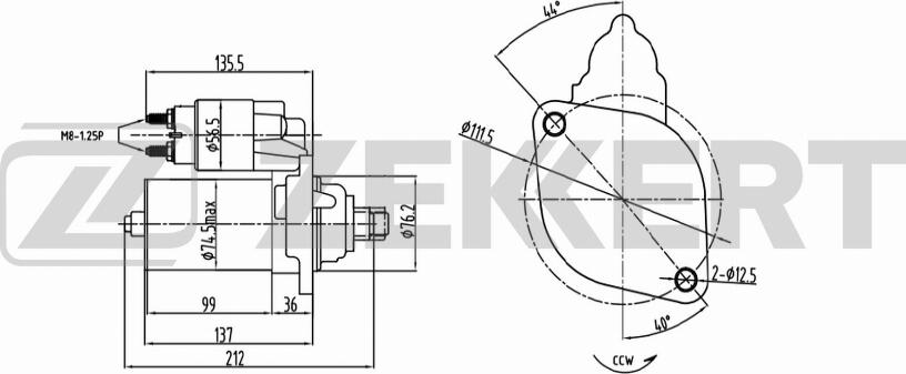 Zekkert AN-1013 - Starteris ps1.lv