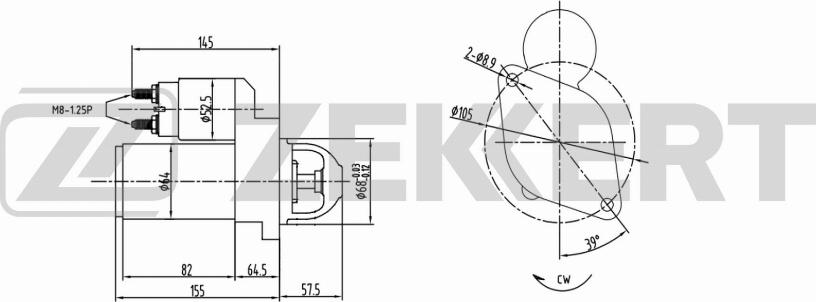 Zekkert AN-1017 - Starteris ps1.lv