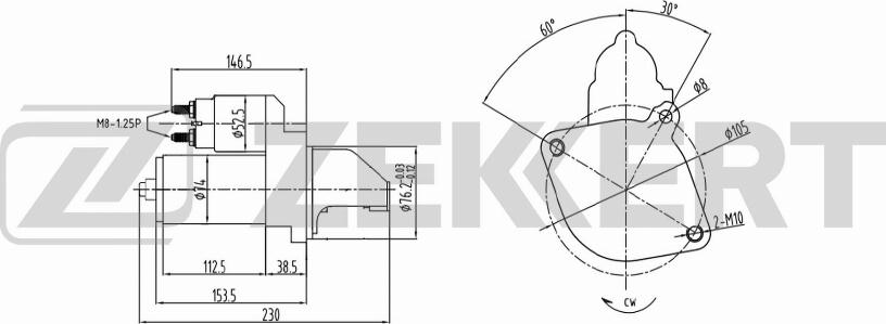 Zekkert AN-1029 - Starteris ps1.lv