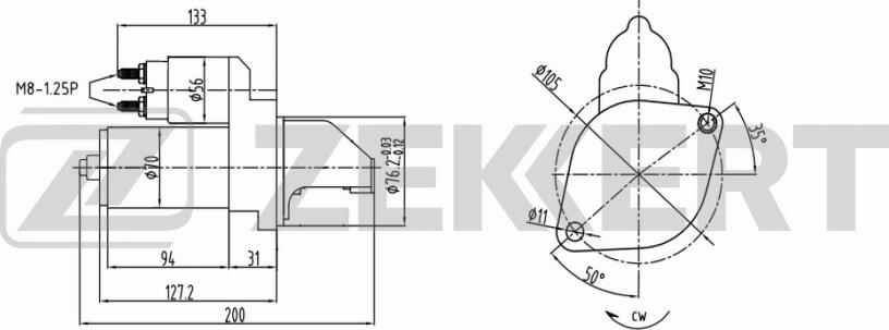 Zekkert AN-1021 - Starteris ps1.lv