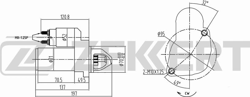 Zekkert AN-1028 - Starteris ps1.lv