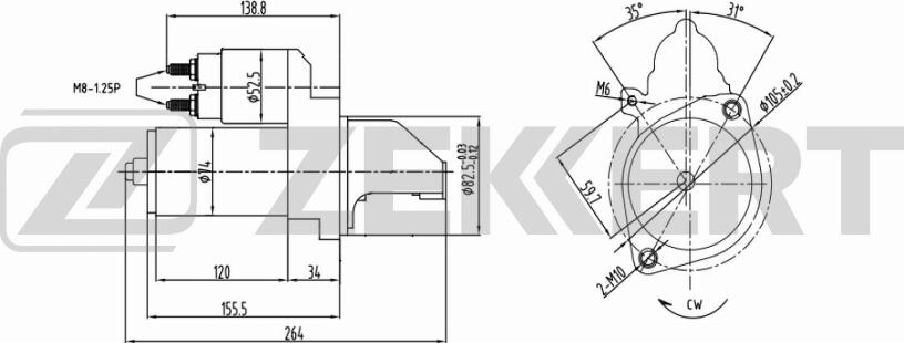 Zekkert AN-1022 - Starteris ps1.lv