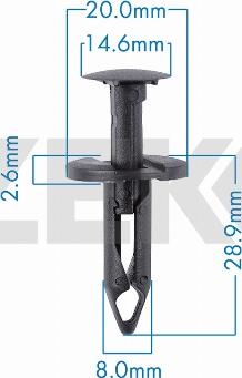 Zekkert BE-3790 - Moldings / aizsarguzlika ps1.lv