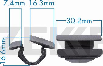 Zekkert BE-3705 - Moldings / aizsarguzlika ps1.lv