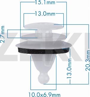 Zekkert BE-3719 - Moldings / aizsarguzlika ps1.lv