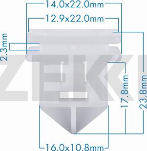 Zekkert BE-3711 - Moldings / aizsarguzlika ps1.lv