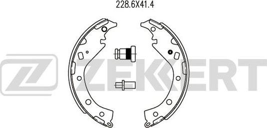 Zekkert BK-4463 - Bremžu loku komplekts ps1.lv