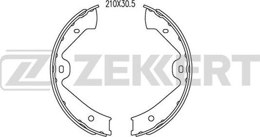 Zekkert BK-4087 - Bremžu loku komplekts ps1.lv