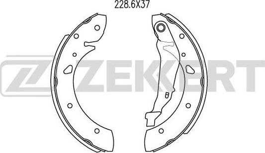 Zekkert BK-4022 - Bremžu loku komplekts ps1.lv