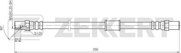 Zekkert BS-9503 - Bremžu šļūtene ps1.lv