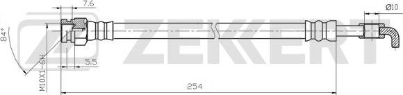 Zekkert BS-9523 - Bremžu šļūtene ps1.lv