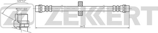 Zekkert BS-9397 - Bremžu šļūtene ps1.lv