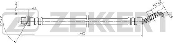 Zekkert BS9301 - Bremžu šļūtene ps1.lv