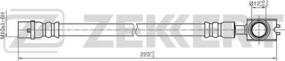 Zekkert BS-9243 - Bremžu šļūtene ps1.lv