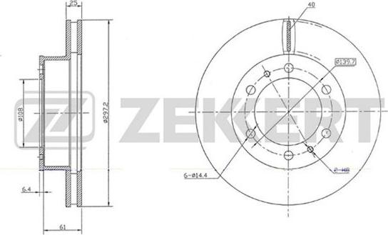 Zekkert BS-5648 - Bremžu diski ps1.lv