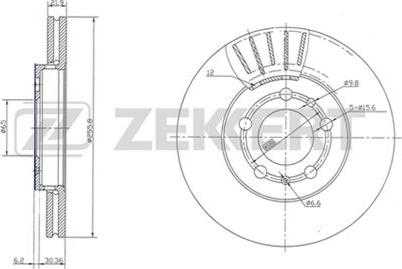 Zekkert BS-5031 - Bremžu diski ps1.lv