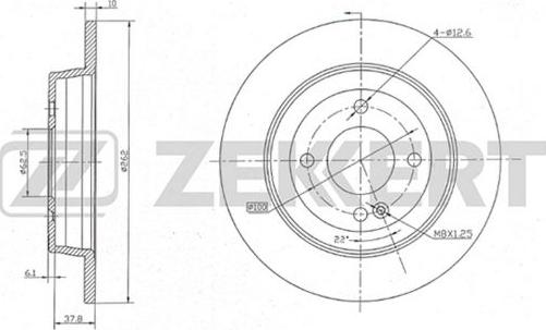 Zekkert BS-5275 - Bremžu diski ps1.lv