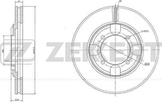 Japanparts JDI586 - Bremžu diski ps1.lv