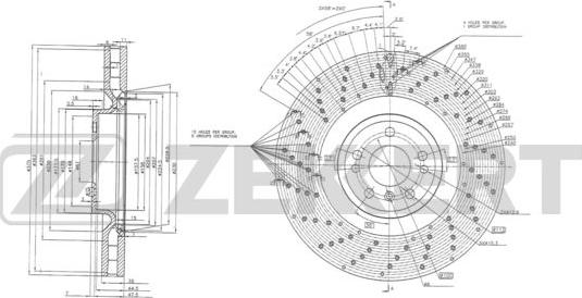 Zekkert BS-6014 - Bremžu diski ps1.lv