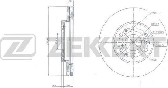 Zekkert BS-6121 - Bremžu diski ps1.lv