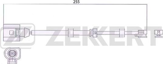 Zekkert BS-8044 - Indikators, Bremžu uzliku nodilums ps1.lv