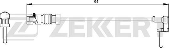 Zekkert BS-8003 - Indikators, Bremžu uzliku nodilums ps1.lv