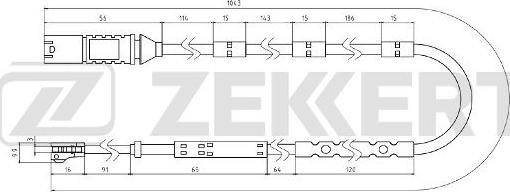 Zekkert BS-8083 - Indikators, Bremžu uzliku nodilums ps1.lv